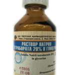 Натрия тетрабората (Бура) раствор в глицерине (раствор для местного и наружного применения 20 % 30 мл флакон)