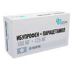 Ибупрофен+Парацетамол (табл. диспергируемые [для детей] 100 мг+125 мг № 20) Озон ООО г. Жигулевск Россия