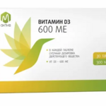 М Актив Витамин D3 (Д3) 600 МЕ (таблетки 300 мг №30) Грин Сайд ООО-Россия