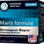 Мен-С Формула Man s formula Потенциал форте Усиленная формула (таблетки 1200 мг N15) West Coast Laboratories, Inc - США/БиоВид ООО - Россия