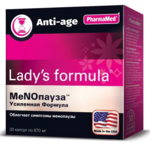 Леди-С Формула Lady s formula Менопауза Усиленная формула (капсулы 870 мг N30) Келкер Фарма Инк США/БиоВид ООО Россия