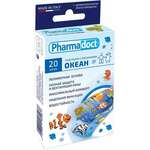 Фармадокт Pharmadoct Пластырь Лейкопластырь полимерная основа с рисунками Океан (N20) Eurosirel S.r.I - Италия