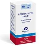 Розувастатин Канон (табл. п. плен. о. 10 мг № 126 банка) Канонфарма продакшн ЗАО, Московская обл., Щелково Россия