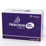 Нексиум (табл. киш. п. плен. о. 20 мг № 56) АстраЗенека АБ Швеция АстраЗенека Индастриз Россия