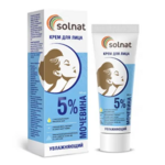 Солнат Solnat Крем для лица увлажняющий Мочевина 5% (50 мл) Натуральные масла ООО-Россия