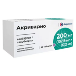 Акриварио (табл. п. плен. о. 200 мг (102.8 мг+97.2 мг) № 60) Акрихин ХФК АО Россия