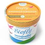 Биомороженое Biofly Биофлай сибирская клетчатка яблоко (стаканчик бумаж. 45 г 3% молочное) Фермент ООО - Россия