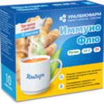 Иммуно Флю Имбирь (БАД) (порошок в саше-пакетах по 3 г №10) Уралбиофарм ОАО - Россия