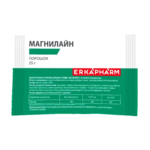 Магнилайн (порошок для приготовления раствора для внутреннего применения 25 г пакет №1) Erkapharm Эркафарм Биолайн ООО - Россия