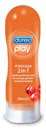 Дюрекс Плей Массаж 2 в 1 Стимулирующий Durex Play Massage 2 in 1 Stimulatin Гель-смазка с экстрактом гуараны (200 мл) SSL International - Тайланд