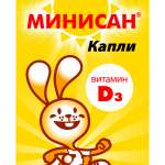 Минисан Витамин D3 (Д3) капли (10 мл фл-кап.) АО Ою Верман Аб - Финляндия