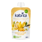 Кабрита Kabrita Пюре фруктово-злаковое с козьими сливками ванильный-пудинг 8 + мес. (100 г.) Salvest A.S. Эстония