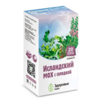 Исландский мох с солодкой (фильтр-пакеты 1.5 г №20) Фирма Здоровье ООО-Россия