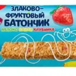 Фрутоняня батончик злаково-фруктовый яблоко, банан, клубника, злаки 12+ (25 г) Лаборатория современного здоровья ООО - Россия