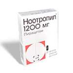Ноотропил (табл. п. плен. о. 1.2 г № 20) ЮСБ Фарма С.А Бельгия