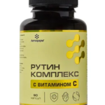 Летофарм Рутин комплекс с витамином С (капсулы 0,6 г №90 банка) Летофарм ООО-Россия