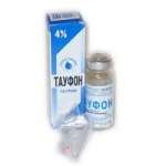 Тауфон (капли глазные 4 % 10 мл фл.-кап.) Московский эндокринный завод ФГУП Россия