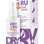 ДрайРУ Фут DryRU Foot Spray Спрей Средство от потоотделения ног с пролонгированным антимикробным действием (100 мл) Химсинтез НПО ЗАО - Россия
