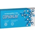 Сорбоксан Энтеросорбент вкус клубника (гель для приема внутрь стик-пакет 180 г туба) Фармфабрика ООО - Россия 