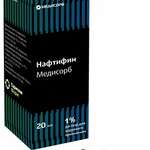 Нафтифин Медисорб (раствор для наружного применения 1 % 20 мл фл. (1)) ГармониФарм Кировская фармацевтическая фабрика АО Россия