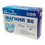 Магний В6 Югмедфарм (БАД) (капсулы 515 мг N30) Югмедфарм ООО-Россия