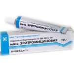 Эритромицин (мазь глазная 10 тыс.МЕ/мл г 10 г) ОАО Татхимфармпрепараты - Россия