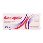 Фавирокс (табл. п. плен. о. 500 мг № 7) Ксантис Фарма Лимитед Кипр Алси Фарма АО [г.Киров]  Россия