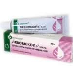 Левомеколь (мазь для наружного применения 40 мг/г+7.5 мг/г 40 г туба) Нижфарм АО Россия