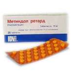 Метиндол ретард (таблетки 0,075 N25) Меда Фарма ГмбХ и Ко.КГ - Германия, Ай Си Эн Польфа Жешув АО - Республика Польша