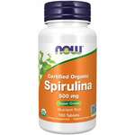 Now НОУ Спирулина Spirulina 500 мг (таблетки 500 мг N500) Now Foods Ноу фудс - США