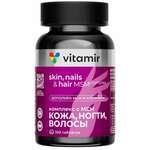 Кожа, ногти, волосы Комплекс с МСМ (таблетки п.о. 1392 мг N100) Витамир Vitamir Квадрат-С ООО- Россия