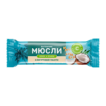 Батончик Мюсли злаки и кокос с витамином С в йогуртовой глазури (25г) Биотерра ООО-Россия