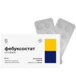 Фебуксостат солофарм (табл. п. плен. о. 120 мг № 30) Гротекс ООО г. Санкт-Петербург Россия