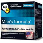 Мен-с формула Антистресс+Магний В6 (капсулы  681 мг N60) Kelker Pharma Inc.США/упак. БиоВид ООО Россия