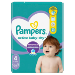 Подгузники Памперс 4 Актив Бэби Драй (9-14кг N40) Pampers Active Baby-dry Проктер энд Гэмбл-Новомосковск ООО-Россия