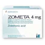 Зомета (концентрат для приг. раствора для инфузий 4 мг/5 мл 5 мл № 1 флакон ) Новартис Фарма Штейн АГ Швейцария