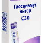Гиосциамус нигер С30 (гранулы гомеопатические 4 г  пенал со счетчиком гранул) БУАРОН Франция