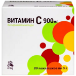 Витамин С 900 мг без ароматизатора (БАД) (порошок 5 г саше-пакет №20) Фармфабрика ООО  - Россия