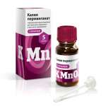 Калия перманганат (порошок для приготовления раствора для местного и наружного применения 5 г № 1 флакон с лопаткой) Реневал (Renewal) Обновление ПФК ЗАО г. Новосибирск Россия