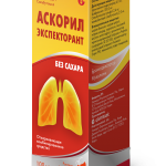 Аскорил экспекторант (без сахара) (раствор для приема внутрь 2 мг+50 мг+1 мг/5 мл 100 мл фл.) Гленмарк Фармасьютикалз Лтд Индия