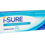 Тест для определения беременности i-sure (1 шт. струйный) Атлас Линк(Бейджинг)Текнолоджи Ко.,Лтд - Китай