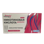 Никотиновая кислота для волос BeautyTherapy (жидкость 10 мг/мл ампулы 10 мл N7 монодоз) Славянская аптека ООО - Россия