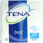 Простыни Тена Бед Плюс впитывающие (60х60 см 30 шт.) (Tena bed underpad plus) ЭсСиЭй Хайджин - Нидерланды