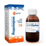 Йодопирон (раствор для наружного применения 1 % 100 мл (1)) Флора Кавказа ОАО Россия