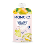 Мамако Пюре Яблоко и Груша с козьим творожком 6+ мес. (120 г. уп. дой-пак) Фруктис ООО - Россия