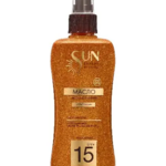 Красса Сан Эксперт Krassa Sun Expert Масло-активатор загара с блестками SPF15+ (180 мл) ЭКОЛЛА-БИО - Россия