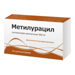 Метилурацил (суппозитории ректальные 500 мг № 10) Тульская фармацевтическая фабрика ООО Россия
