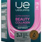 УЕСАППС Uesupps Ультра Энерджи Бьюти Коллаген Пептиды (порошок 150 г) (Ultra Energy Beauty Collagen Peptides) Ultra Energy Supplements Trading L.L.C. ОАЭ