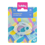 Лабби Lubby Прорезыватель силиконовый Зайчик 4+ мес. (1 шт.) арт.10460/4544 G.L.H.S.I & ELtd - Китай