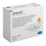 Повязка Цетувит плюс Силикон Бордер Zetuvit Plus Silicone Border суперабсорбирующая с контактным слоем самоклеющаяся стерильная (12,5х12,5 см №10) арт.413920 Пауль Хартманн АГ Paul Hartmann AG - Германия